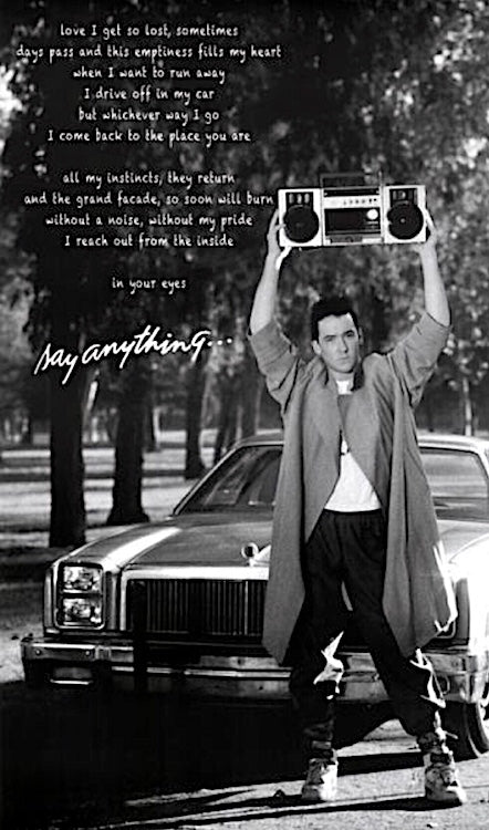 Say Anything 1989 Poster