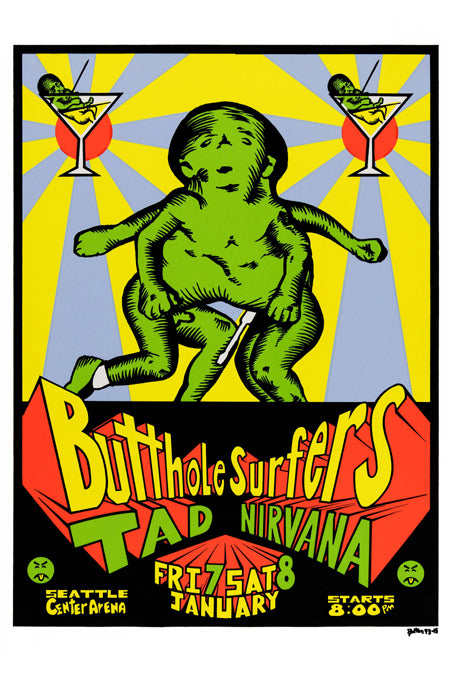 Butthole Surfers Posters - Buy Butthole Surfers Poster Online