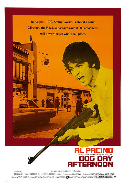 狼たちの午後　DOG DAY AFTERNOON USオリジナル映画ポスター Dog Day Afternoon Posters - Buy Dog Day Afternoon Poster Online