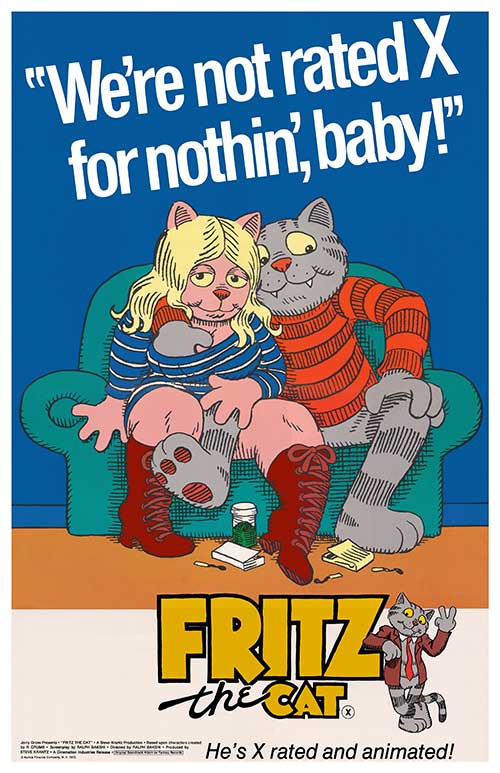 Fritz the Cat ポスター Robert Crumb Fritz The Cat - Robert Crumb