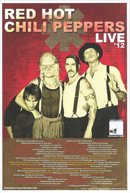 Red Hot Chili Peppers Posters - Buy Red Hot Chili Peppers Poster