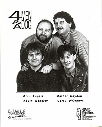 4 Men and a dog