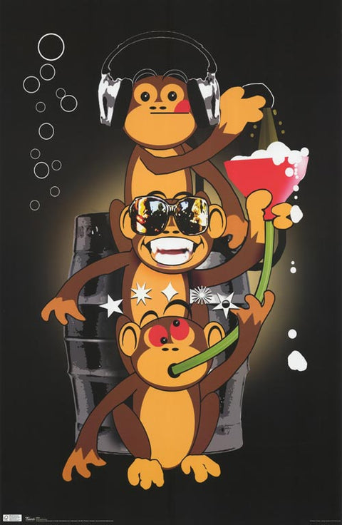 Drinking monkey