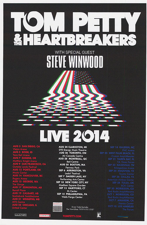Tom Petty and the Heartbreakers Posters - Buy Tom Petty and the