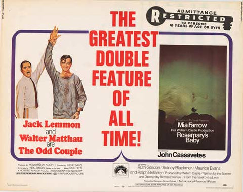 Odd Couple & Rosemary's Baby