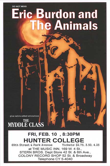 Eric Burdon and the Animals Posters - Buy Eric Burdon and the
