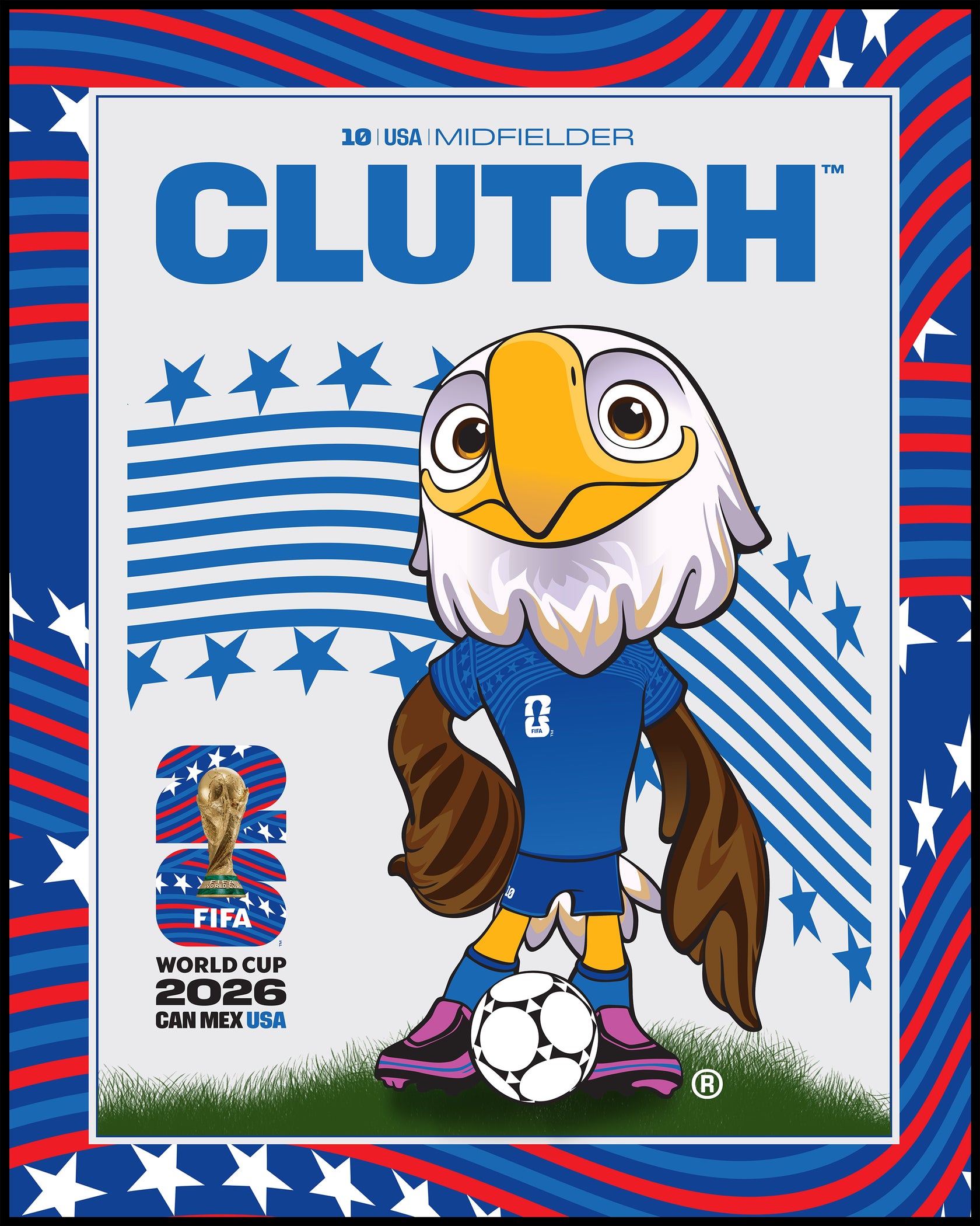 FIFA World Cup 2026™ - USA Mascot Poster