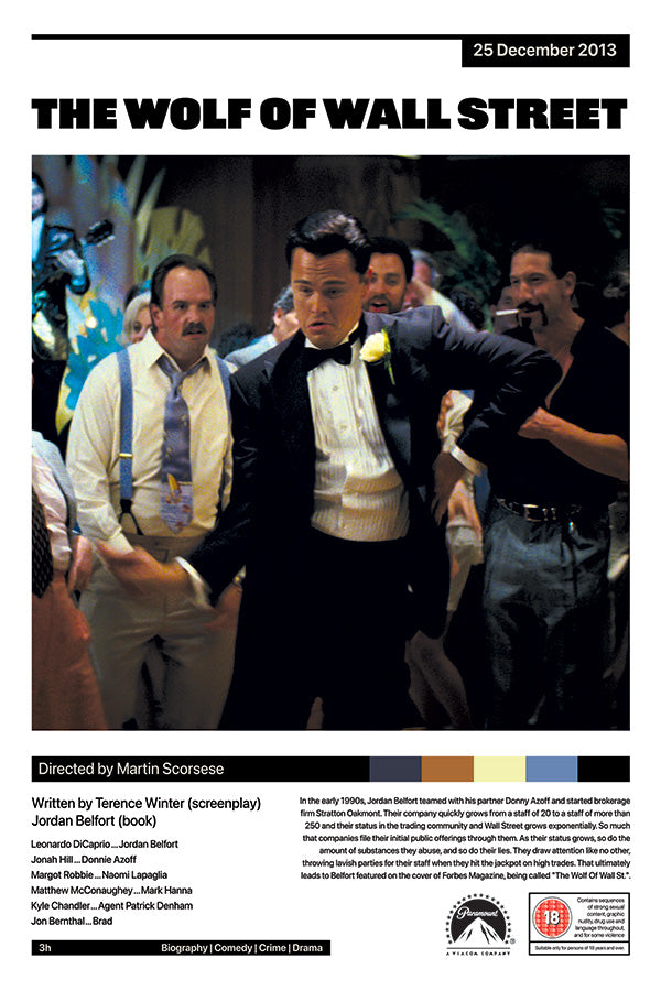 Wolf Of Wall Street Movie Cover