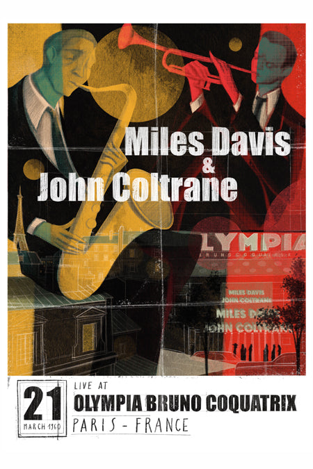 Miles Davis and John Coltrane
