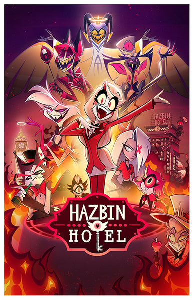 ハズビンホテル hazbin hotel ホリデー ポスター Hazbin Hotel Posters - Buy Hazbin Hotel Poster Online