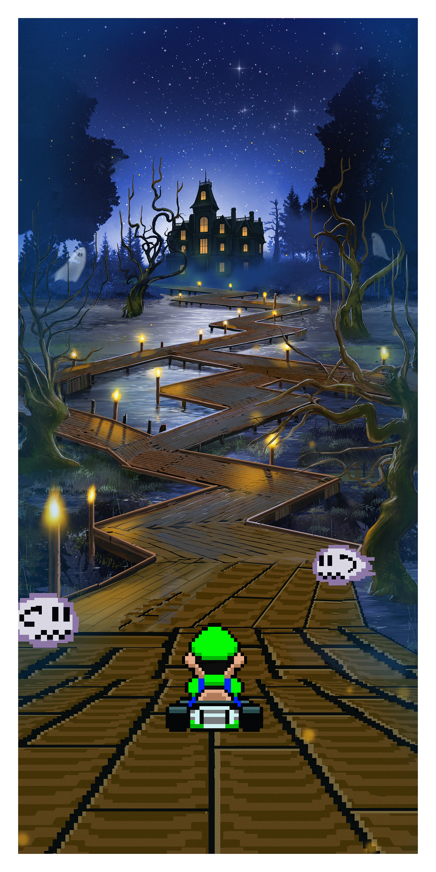Super Mario Perspective - Luigi