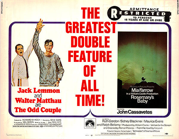 Odd Couple / Rosemary's Baby