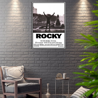 Plak mounting for movie posters