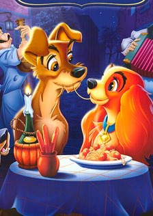 Lady and Tramp from the movie Lady And The Tramp