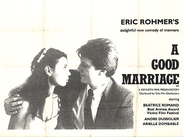 Le Beau Mariage aka Good Marriage