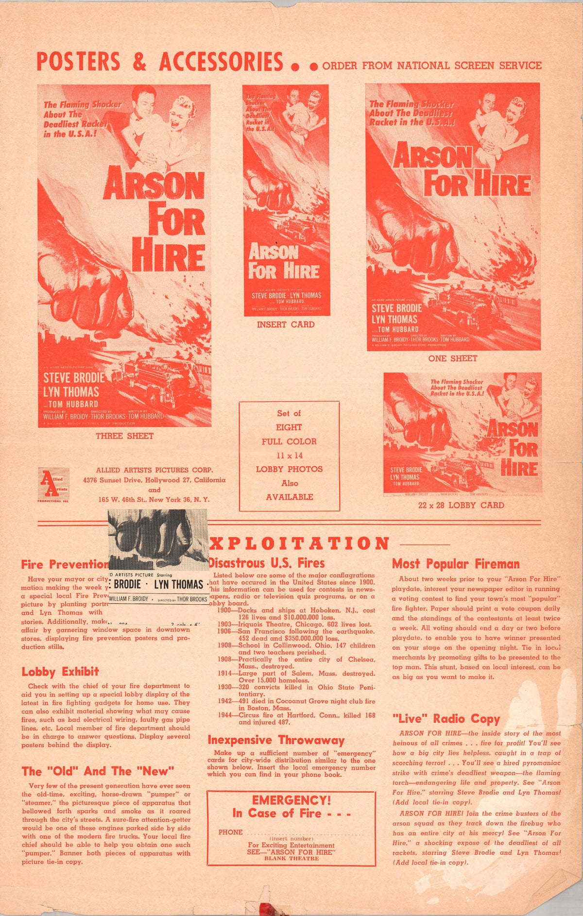 Arson For Hire