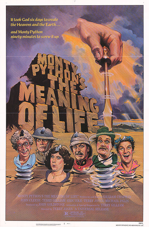 Monty Python 年代物 ポスター 海外製 vintage poster LIFE OF BRIAN MONTY PYTHON MOVIE POSTER FILM A4 A3 A2 A1