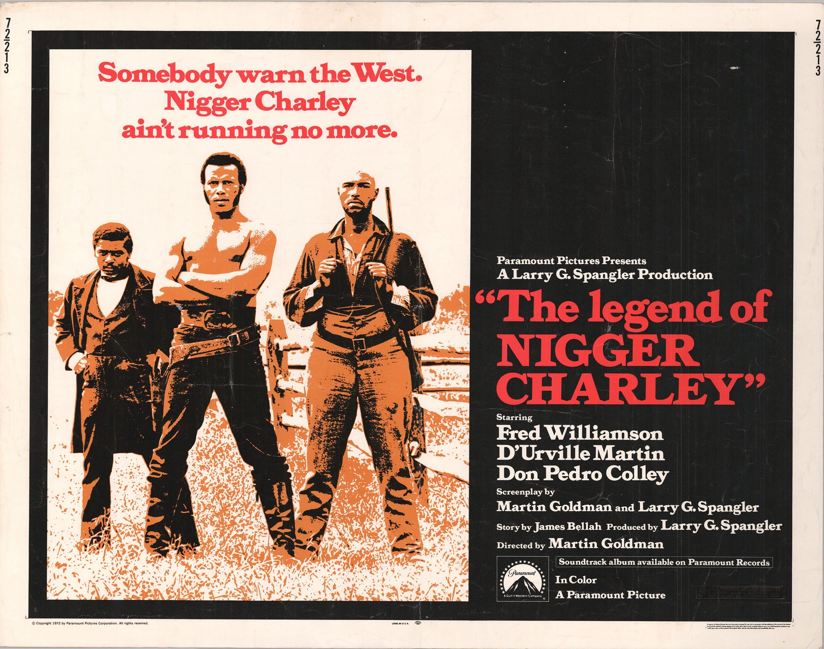 Legend Of Nigger Charley