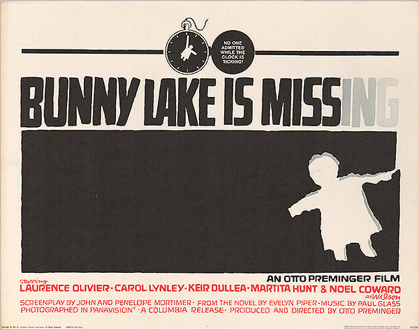 Bunny Lake is Missing