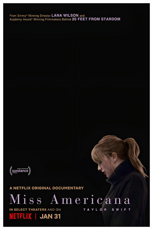 2020年　テイラー・スウィフト　ミス・アメリカーナ　映画ポスター　二種類 Taylor Swift: Miss Americana (2020) movie poster