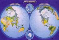 Hemisphere World Map