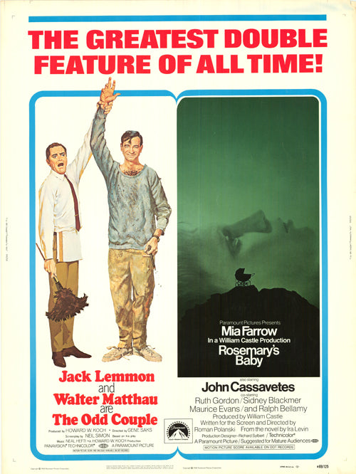 Odd Couple & Rosemary's Baby