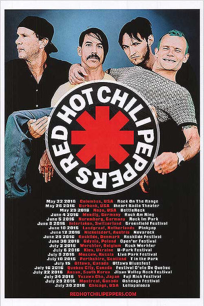 Red Hot Chili Peppers Posters - Buy Red Hot Chili Peppers Poster