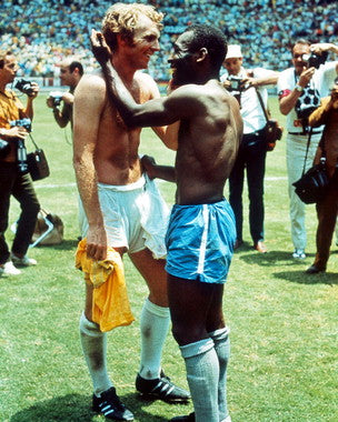 Pele and Bobby Moore