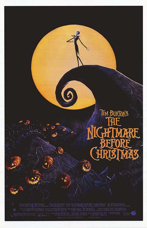 Tim Burtons The Nightmare Before Christmas (1993) Canvas Wall Art