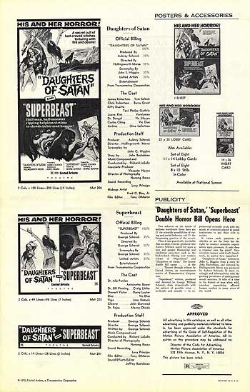 Daughters of Satan and Superbeast