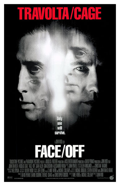 フェイス・オフ　USオリジナル映画ポスター フェイス／オフ』映画B2判オリジナルポスター - メルカリ