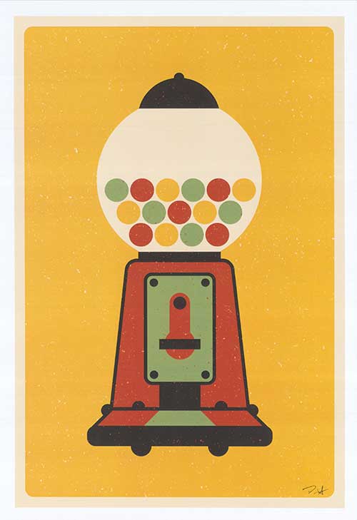 Retro Gumball Machine
