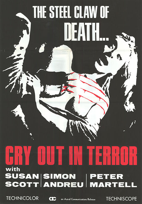 Cry out in terror