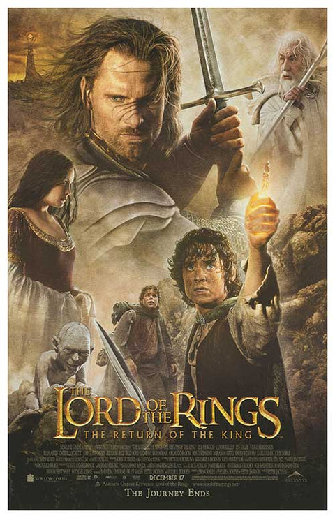 LORD OF THE RINGS - RETURN OF THE KING MOVIE POSTER. 23.5