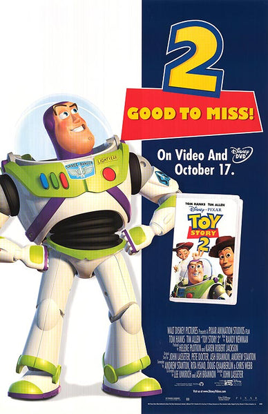 TOY STORY 2 ポスター DISNEY Pixar TOY STORY 2 Original DS MOVIE POSTER Buzz Woody