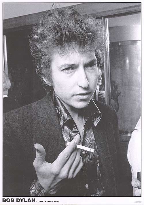 bob dylan cigarette poster Bob Dylan