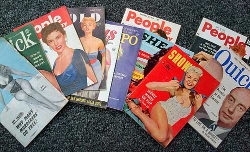 1950s Assorted mini movie magazine digests