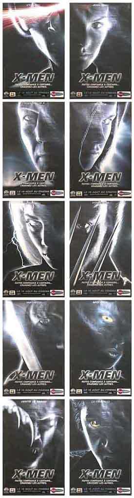 X-Men (French) (set of 10)