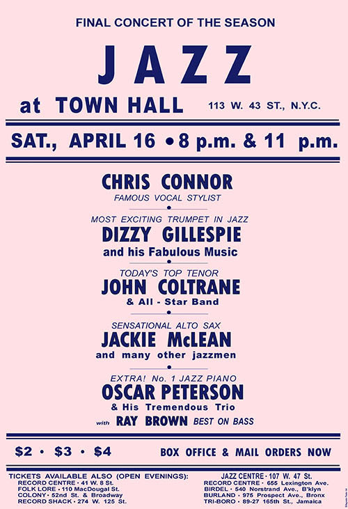 Jazz at Town Hall, NYC