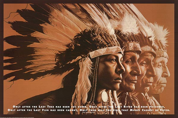 Indian- Cree Indian Prophecy