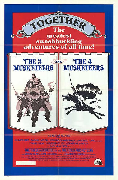 Three Musketeers and The Four Musketeers Posters - Buy Three