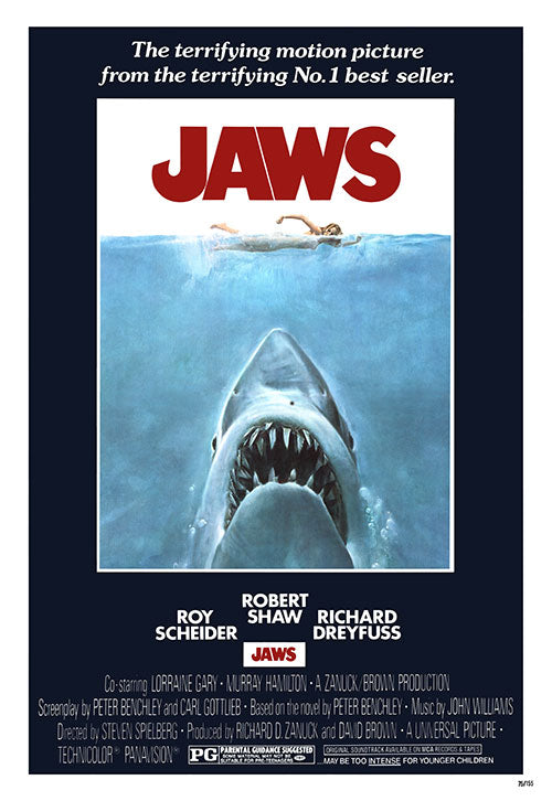 ssur サー　シルクスクリーン　JAWS ポスター Jaws Posters - Buy Jaws Poster Online - Movieposters.com
