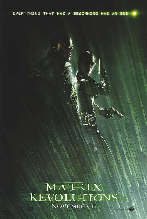 MATRIX REVOLUTIONS　映画パンフレット マトリックス レボリューションズ THE MATRIX REVOLUTIONS