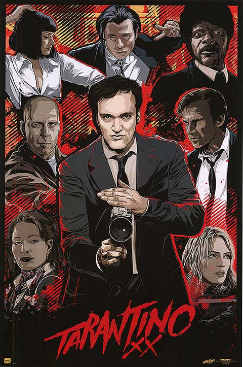 Tarantino Movie Collage