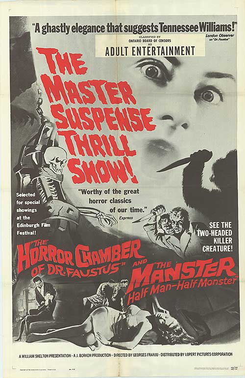 Horror Chamber of Dr. Faustus and Manster