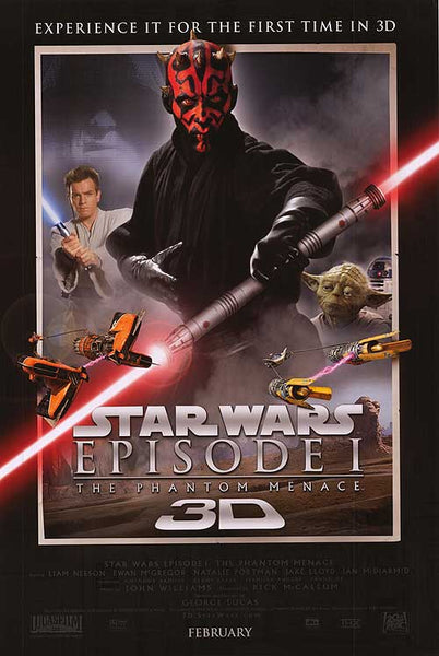 Star Wars: Episode I - The Phantom Menace 3D Posters - Buy Star