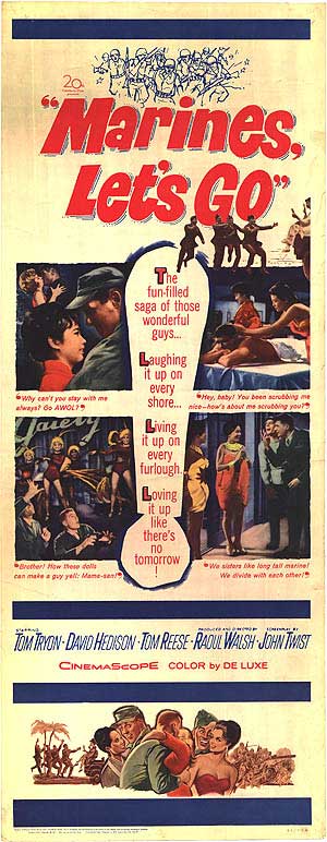 Marines Let’s Go 1961 レトロ　ヴィンテージ映画ポスター Marines Let's Go Posters - Buy Marines Let's Go Poster