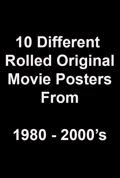 10 Various Original Posters