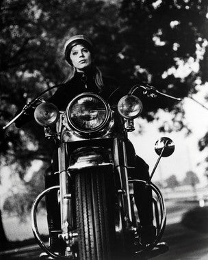 Girl on a Motorcycle