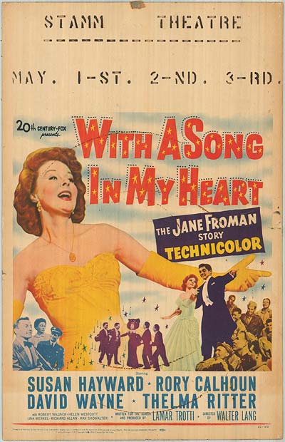 With a song in my heart